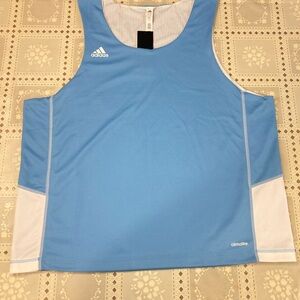 Adidas Women's Light Blue Training Tank Top Size Large NWT